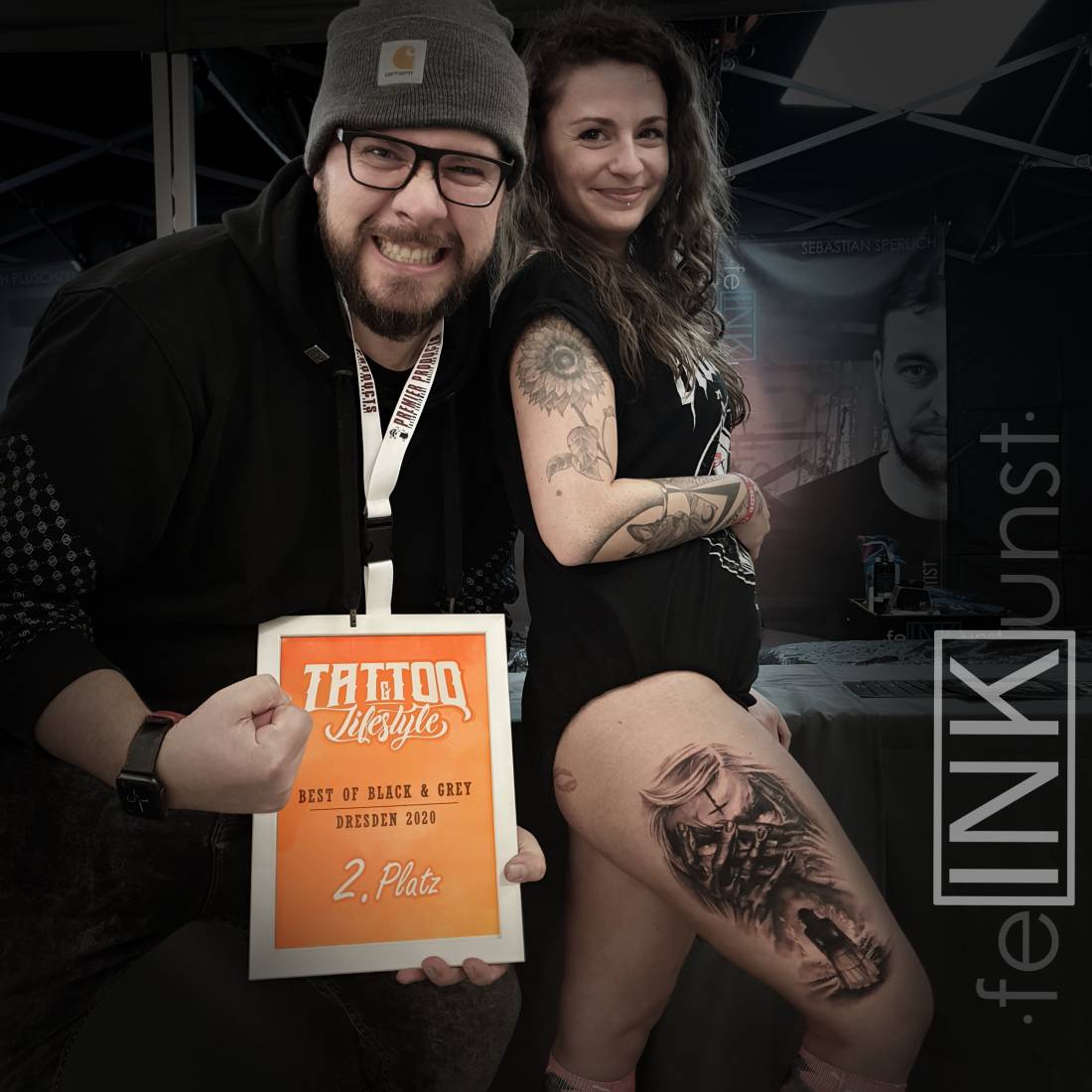 feINKunst Tattoo auf der Tattoo Expo Dresden 2020